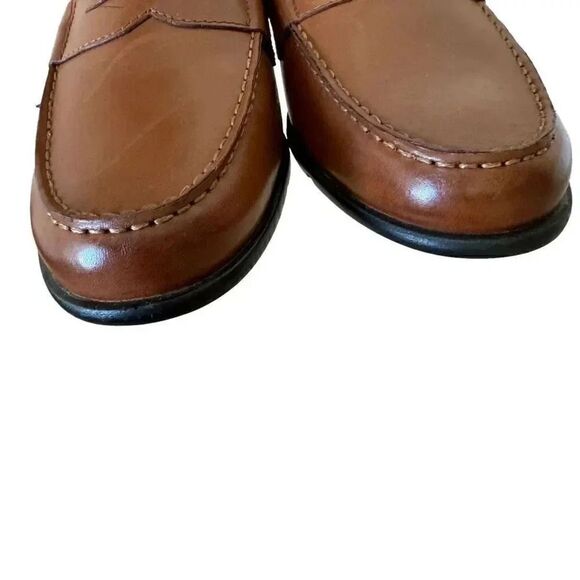 Rockport Men’s Brown Leather Round Toe Penny Loafer Oxford Stylish Shoes SZ 12 - Picture 12 of 16